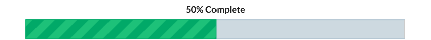 Animated Progress Bar - 50%